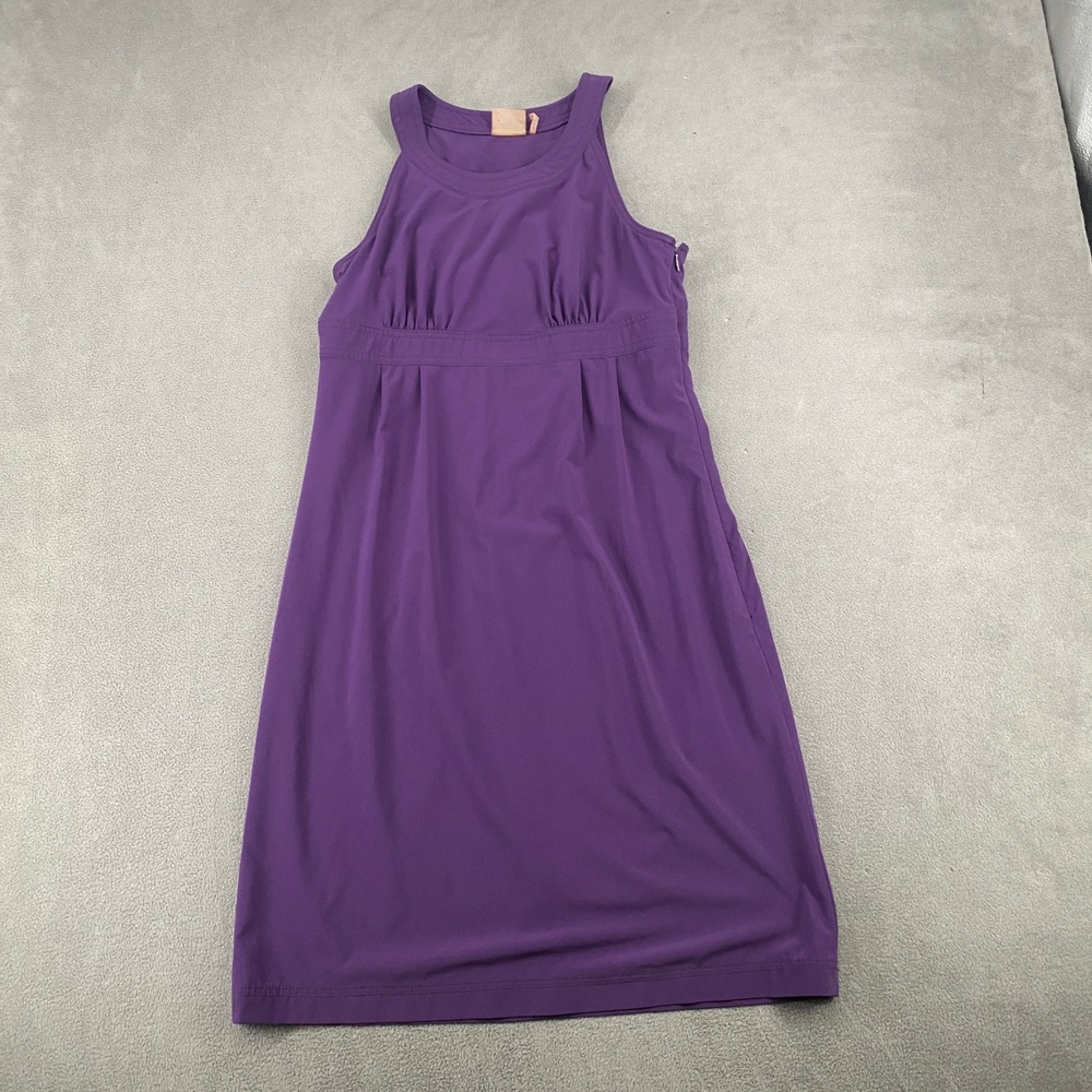Athleta Purple Athletic Empire Waist Dress Side Zip Back Pocket 819756 Womens 6